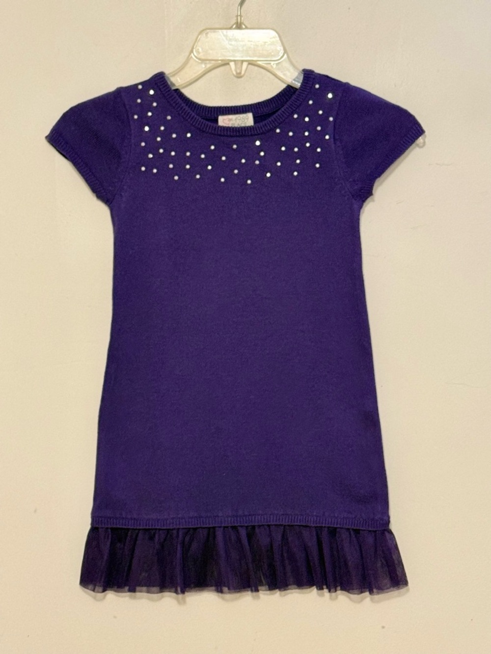 Purple Knit Dress